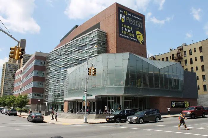 Medgar Evers College in a photograph.